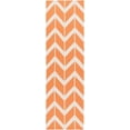 thumbnail image 1 of Mark&Day Wool Rugs, 2x8 Dyer Modern Bright Orange/Cream Runner Area Rug, Orange Beige Carpet for Hallway, Kitchen, Bedroom or Living Room (2'6" x 8' Runner), 1 of 4