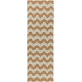 thumbnail image 1 of Mark&Day Wool Area Rugs, 2x8 Emanuel Modern Brown and Tan Runner Area Rug (2'6" x 8'), 1 of 2