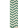 thumbnail image 1 of Mark&Day Wool Rugs, 2x8 Emelle Modern Juniper/Antique White Runner Area Rug, Green Beige Carpet for Hallway, Kitchen, Bedroom or Living Room (2'6" x 8' Runner), 1 of 2