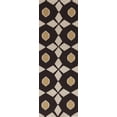 thumbnail image 1 of Mark&Day Wool Rugs, 2x8 Enigma Modern Brown/Beige Runner Area Rug, Brown Ivory Carpet for Hallway, Kitchen, Bedroom or Living Room (2'6" x 8' Runner), 1 of 2