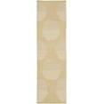 thumbnail image 1 of Mark&Day Wool Rugs, 2x8 Ephesus Global Beige/Butter/Wheat Runner Area Rug, Beige Yellow Carpet for Hallway, Kitchen, Bedroom or Living Room (2'6" x 8' Runner), 1 of 2