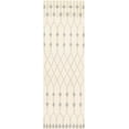 thumbnail image 1 of Mark&Day Wool Rugs, 2x8 Quincy Global Cream Runner Area Rug, Cream Grey Carpet for Hallway, Kitchen, Bedroom or Living Room (2'6" x 8' Runner), 1 of 8