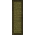 thumbnail image 1 of Mark&Day Wool Rugs, 2x8 Reims Modern Olive Runner Area Rug, Olive Green Carpet for Hallway, Kitchen, Bedroom or Living Room (2'6" x 8' Runner), 1 of 4