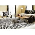 thumbnail image 1 of Mark&Day Wool Area Rugs, 3x5 Ashland Modern Black Tan Area Rug (3'3" x 5'3"), 1 of 3