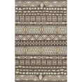 thumbnail image 1 of Mark&Day Wool Rugs, 3x5 Monticello Global Brown/Blue Area Rug, Brown Pink Blue Carpet for Living Room, Bedroom or Kitchen (3'3" x 5'3"), 1 of 3