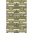 thumbnail image 1 of Mark&Day Wool Rugs, 3x5 Opelika Modern Green/Charcoal Area Rug, Beige Green Grey Carpet for Living Room, Bedroom or Kitchen (3'3" x 5'3"), 1 of 2