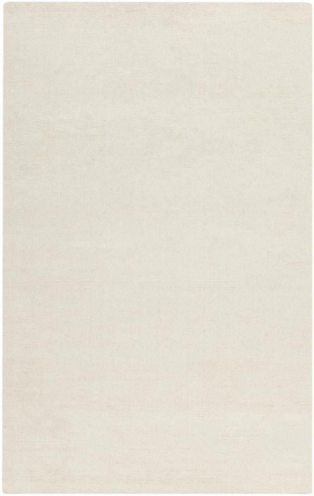 Rennes Cream Tufted Wool Round Area Rug