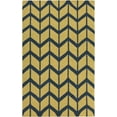 thumbnail image 1 of Mark&Day Wool Rugs, 5x8 Dyer Modern Gold Area Rug, Gold Green Blue Carpet for Living Room, Bedroom or Kitchen (5' x 8'), 1 of 2