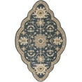thumbnail image 1 of Mark&Day Wool Rugs, 5x8 Ness Traditional Navy Area Rug, Blue Brown Beige Carpet for Living Room, Bedroom or Kitchen (5' x 8' Shaped), 1 of 9
