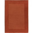 thumbnail image 1 of Mark&Day Wool Rugs, 5x8 Reims Modern Burnt Orange Area Rug, Orange Carpet for Living Room, Bedroom or Kitchen (5' x 8'), 1 of 7