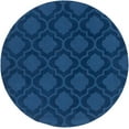 thumbnail image 1 of Mark&Day Wool Rugs, 6ft Round Bergerac Modern Dark Blue Area Rug, Blue Carpet for Living Room, Bedroom or Kitchen (6' Round), 1 of 8