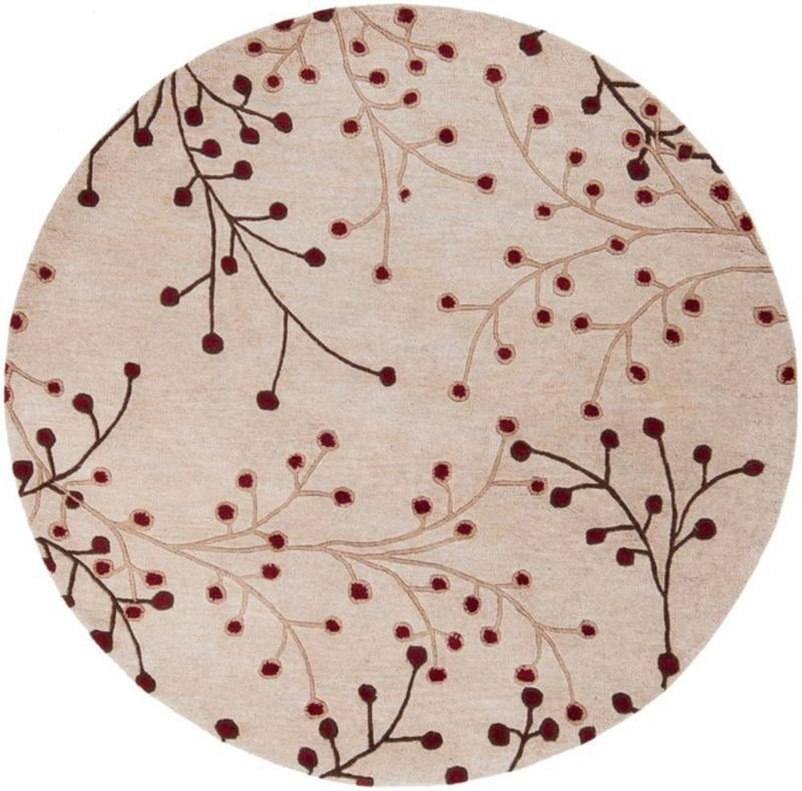Cottage Rug Round Mark&Day Wool Area Rugs, 6ft Round Le Havre Cottage Camel Area Rug (6 ...