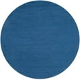 thumbnail image 1 of Mark&Day Wool Rugs, 6ft Round Rennes Modern Dark Blue Area Rug, Blue Carpet for Living Room, Bedroom or Kitchen (6' Round), 1 of 8