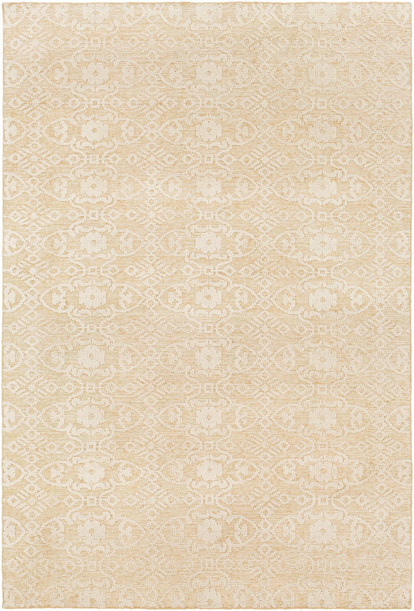 Mark&Day Wool Rugs, 6x9 Hodges Cottage Butter Area Rug, Yellow Beige ...