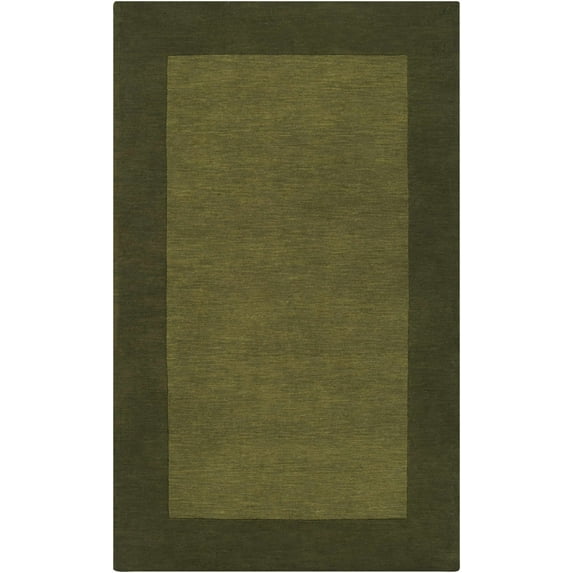 Mark&Day Wool Rugs, 6x9 Reims Modern Olive Area Rug, Olive Green Carpet for Living Room, Bedroom or Kitchen (6' x 9')