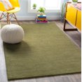 thumbnail image 1 of Mark&Day Wool Rugs, 6x9 Rennes Modern Dark Green Area Rug, Green Carpet for Living Room, Bedroom or Kitchen (6' x 9'), 1 of 1