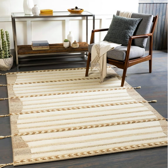 Mark&Day Wool Area Rugs, 6x9 South Elgin Global Camel Area Rug (6' x 9')
