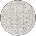 thumbnail image 1 of Mark&Day Wool Rugs, 8ft Round Hello Traditional Black Area Rug, Ivory Cream Black Carpet for Living Room, Bedroom or Kitchen (8' Round), 1 of 9