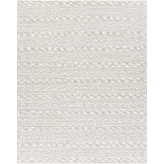 Mark&Day Wool Rugs, 8x10 Colville Cottage White Area Rug, White Carpet for Living Room, Bedroom or Kitchen (8' x 10')