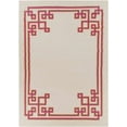 thumbnail image 1 of Mark&Day Wool Rugs, 8x11 Adrian Modern Ivory Area Rug, Ivory Pink Green Carpet for Living Room, Bedroom or Kitchen (8' x 11'), 1 of 2