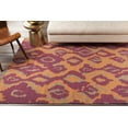 thumbnail image 1 of Mark&Day Wool Rugs, 8x11 Akron Global Bright Orange/Fuschia Area Rug, Orange Pink Beige Carpet for Living Room, Bedroom or Kitchen (8' x 11'), 1 of 4