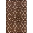 thumbnail image 1 of Mark&Day Wool Rugs, 8x11 Hendon Modern Dark Brown Area Rug, Brown Beige Carpet for Living Room, Bedroom or Kitchen (8' x 11'), 1 of 5