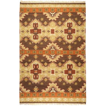 Mark&Day Wool Area Rugs, 8x11 Hueytown Global Lime Gray Area Rug (8' x 11')
