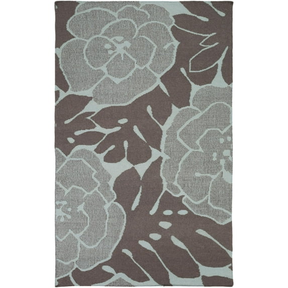 Mark&Day Wool Rugs, 8x11 OPP Modern Charcoal/Slate Area Rug, Brown Blue Green Carpet for Living Room, Bedroom or Kitchen (8' x 11')