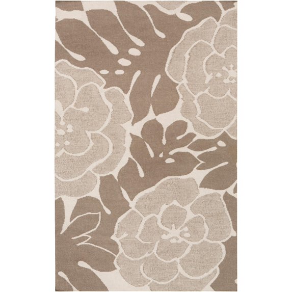 Mark&Day Wool Rugs, 8x11 OPP Modern Olive/Light Area Rug, Brown Green Grey Carpet for Living Room, Bedroom or Kitchen (8' x 11')