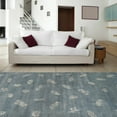 thumbnail image 1 of Mark&Day Wool Rugs, 8x11 Telfair Modern Blue/Light Gray Area Rug, Blue Grey Carpet for Living Room, Bedroom or Kitchen (8' x 11'), 1 of 2