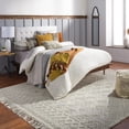 thumbnail image 1 of Mark&Day Wool Rugs, 9x12 Staveley Cottage Ivory Area Rug, Beige White Black Carpet for Living Room, Bedroom or Kitchen (8'10" x 12'), 1 of 9