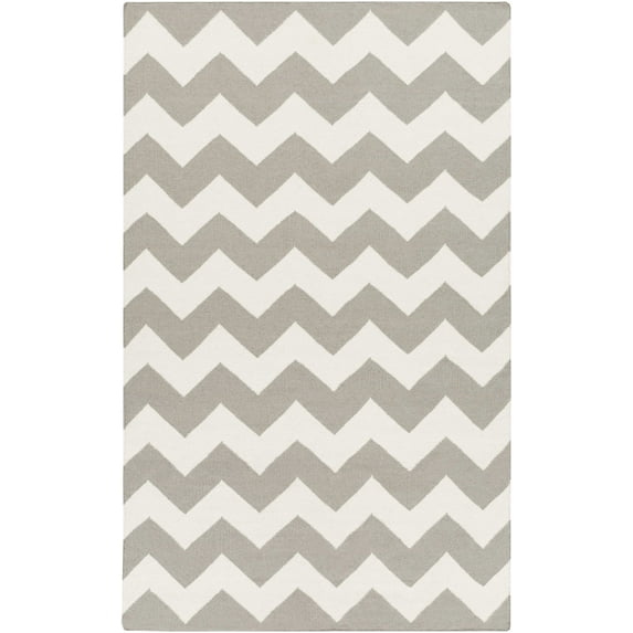 Mark&Day Wool Rugs, 9x12 Wordragen Modern Gray Area Rug, Grey Ivory Carpet for Living Room, Bedroom or Kitchen (9' x 12')