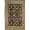 thumbnail image 1 of Mark&Day Wool Rugs, 9x13 Grantville Traditional Black/Tan Area Rug, Green Brown Grey Carpet for Living Room, Bedroom or Kitchen (9'6" x 13'6"), 1 of 2
