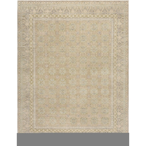 Mark&Day Wool Rugs, 10x14 Ivey Traditional Brown Area Rug, Brown Grey Carpet for Living Room, Bedroom or Kitchen (10' x 14')