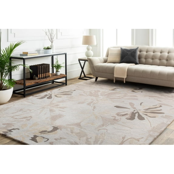 Mark&Day Wool Rugs, 10x14 Toulon Cottage Camel Area Rug, Beige Cream Carpet for Living Room, Bedroom or Kitchen (10' x 14')