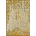 thumbnail image 1 of Mark&Day Wool Rugs, 2x3 Barren Traditional Bright Yellow Area Rug, Yellow Beige Grey Carpet for Living Room, Bedroom or Kitchen (2' x 3'), 1 of 2