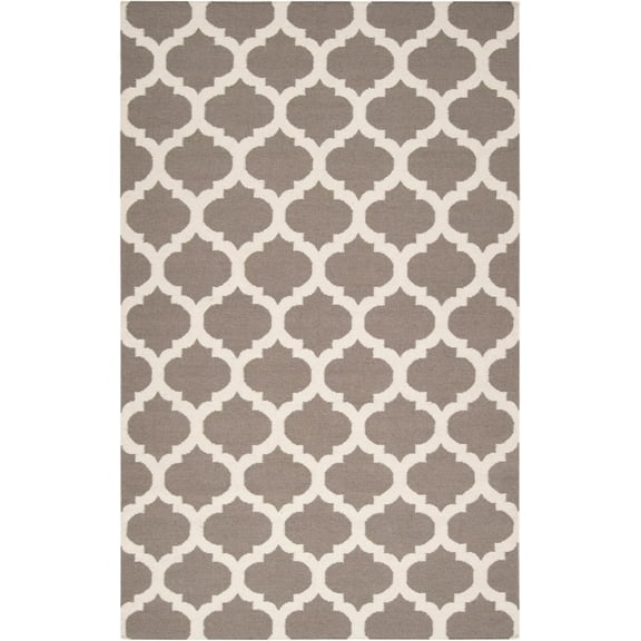 Mark&Day Wool Rugs, 2x3 Wigton Cottage Medium Gray Area Rug, Grey Beige Carpet for Living Room, Bedroom or Kitchen (2' x 3')