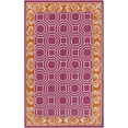 thumbnail image 1 of Mark&Day Wool Rugs, 2x8 Millry Modern Bright Pink/Burnt Orange Runner Area Rug, Pink Orange Grey Carpet for Hallway, Kitchen, Bedroom or Living Room (2'6" x 8' Runner), 1 of 4