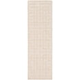 thumbnail image 1 of Mark&Day Wool Rugs, 2x8 Onstwedde Modern Khaki Runner Area Rug, Ivory Carpet for Hallway, Kitchen, Bedroom or Living Room (2'6" x 8' Runner), 1 of 2