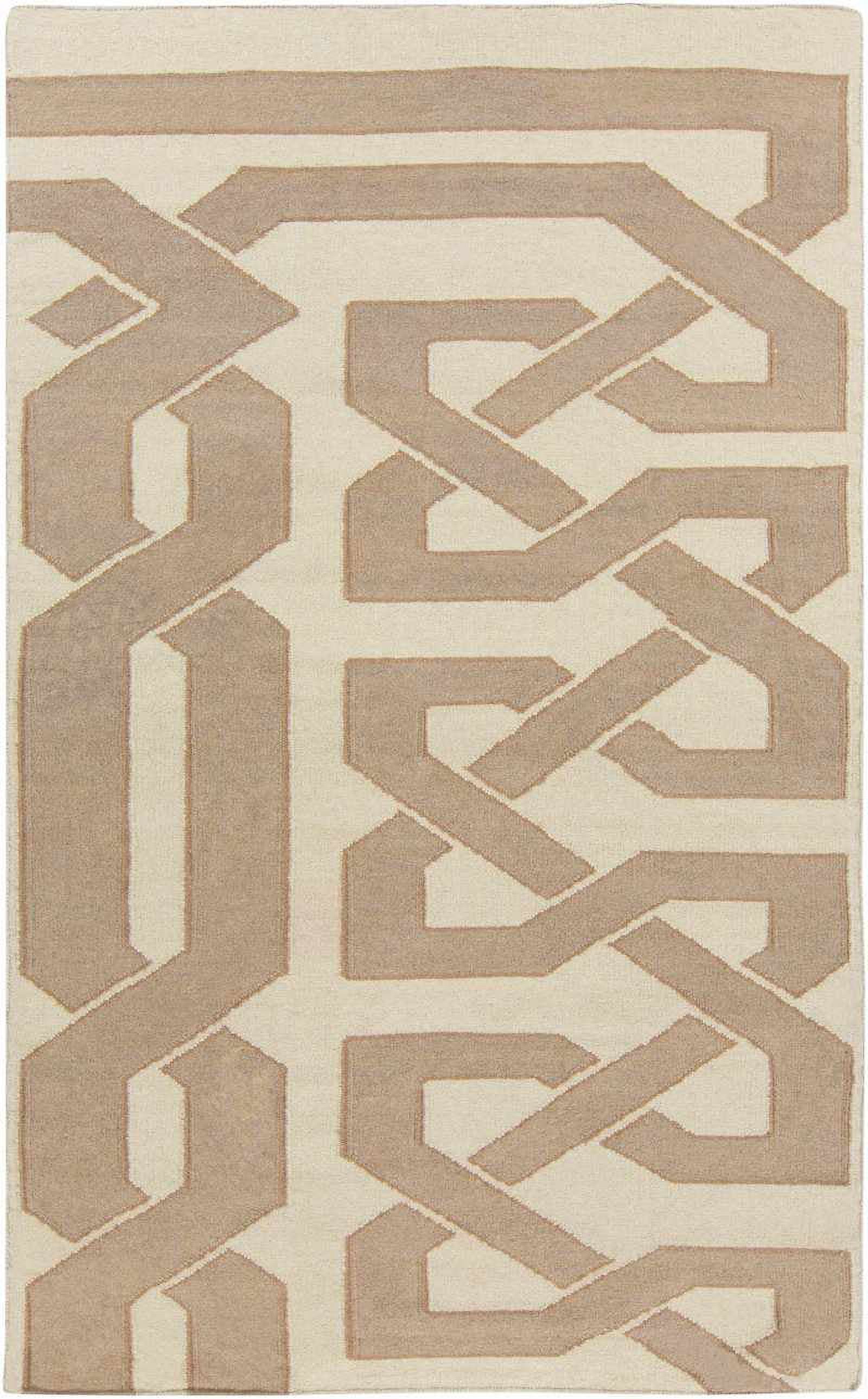 Mark&Day Wool Rugs, 3x5 Akhiok Global Brown/Taupe Area Rug, Grey Beige ...