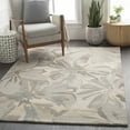 thumbnail image 1 of Mark&Day Wool Rugs, 6x6 Toulon Cottage Charcoal Square Area Rug, Beige Brown Carpet for Living Room, Bedroom or Kitchen (6' Square), 1 of 7
