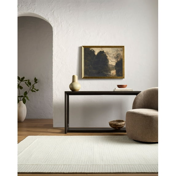 Mark&Day Wool Rugs, 6x9 Anastacio Cottage Ivory Area Rug, Ivory Light Taupe Cream Carpet for Living Room, Bedroom or Kitchen (6' x 9')