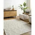 thumbnail image 1 of Mark&Day Wool Rugs, 6x9 Veneburen Global Light Beige Area Rug, White Silver Carpet for Living Room, Bedroom or Kitchen (6' x 9'), 1 of 7