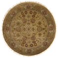 thumbnail image 1 of Mark&Day Wool Rugs, 8ft Round Waleska Traditional Brown/Tan Area Rug, Brown Carpet for Living Room, Bedroom or Kitchen (8' Round), 1 of 1