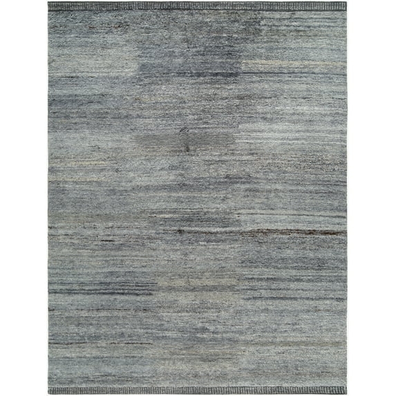 Mark&Day Wool Rugs, 8x10 Graceann Cottage Gray Area Rug, Gray Carpet for Living Room, Bedroom or Kitchen (8' x 10')