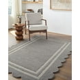 thumbnail image 1 of Mark&Day Wool Rugs, 8x10 Sanaa Modern Slate Gray Area Rug, Slate Gray Taupe Carpet for Living Room, Bedroom or Kitchen (8' x 10'), 1 of 7