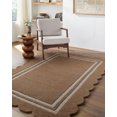 thumbnail image 1 of Mark&Day Wool Rugs, 9x12 Sanaa Modern Umber Area Rug, Umber Taupe Ivory Carpet for Living Room, Bedroom or Kitchen (9' x 12'), 1 of 6