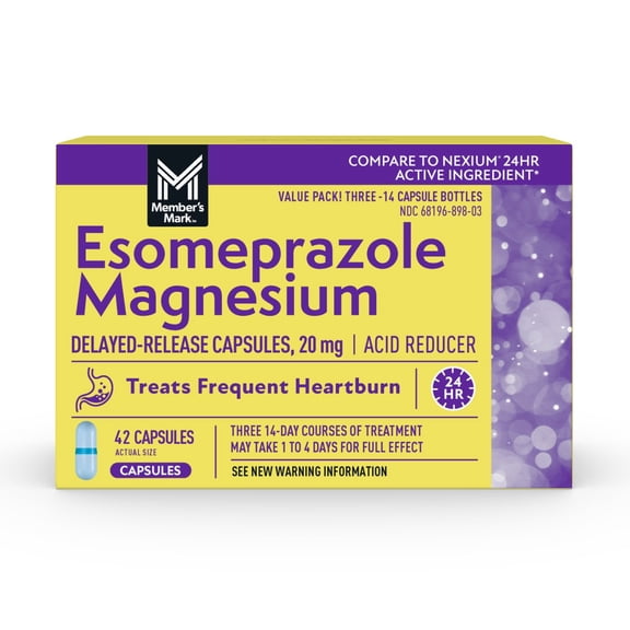 Mark Esomeprazole Magnesium Capsules, 20 mg, 42 ct.
