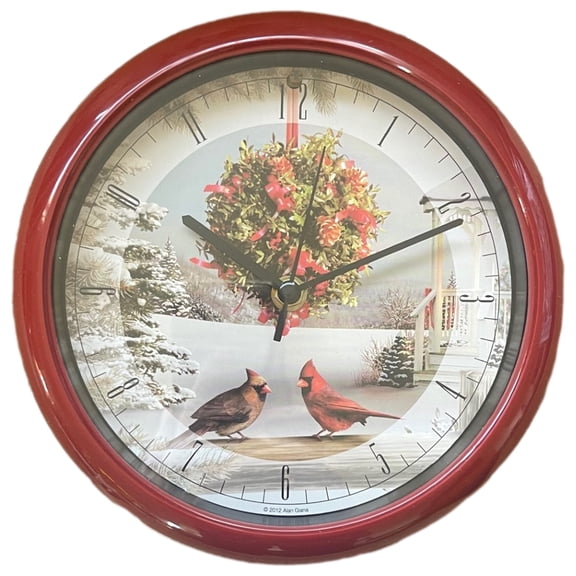 Mark Feldstein Alan Giana Spirit of Love 8" Christmas Carol Clock, Hourly Songs