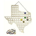 thumbnail image 1 of Mark Feldstein Beer Bottle Cap Map Texas, 1 of 1